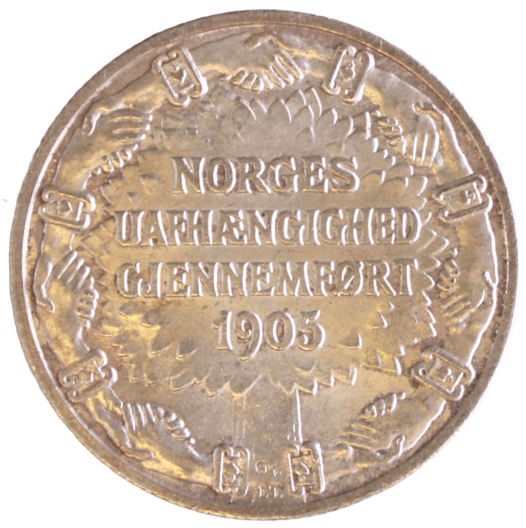 Muenzauktion 3248070 Norwegen Håkon VII 2 Kroner 1906 selten