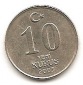 Türkei 10 Kurus 2005 #500