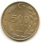 Türkei 500 Lira 1989 #500