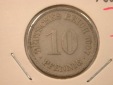 11004 Kaiserreich  10 Pfennig 1907 F  in besser  anschauen