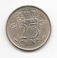 Niederlande 25 Cent 1951 #262