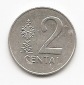 Litauen 2 Centai1991 #517