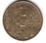 Jugoslawien 20 Dinara Al-Bro 1955   Schön Nr.29