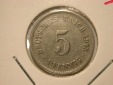 11014 Kaiserreich  5 Pfennig 1913 F  vz/vz+