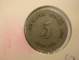 12015 5 Pfennig  1875  C o. G