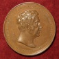 Brandenburg-Preußen Bronzemedaille 1834 von Brandt, Vz+
