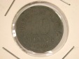 12029  Kaiserreich  J.299  10 Pfennig  1921  Ersatzmünze in ss