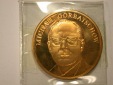 12040  UDSSR Gorbatschow vergoldet Medaille in PP/Proof
