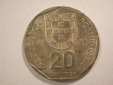 12048  Portugal  20 Escudos 1988 in vz-st