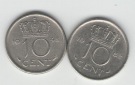 10 Cent Niederlande 1948 und 1962