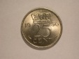 12058 Niederlande  25 Cent  1956 in Stempelglanz