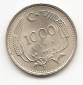 Türkei 1000 Lira 1991 #528