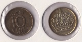 Schweden 10 Öre 1953 TS (2) **ss+/vz** Silber