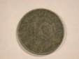 13002 3. Reich  10 Pfennig  1943 A in vz-st