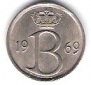 Belgien 25 Centimes K-N 1969 Schön Nr.125 fr