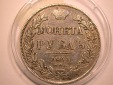 13004 Rußland 1 Rubel 1841, Silber, orginal in sehr schön, g...
