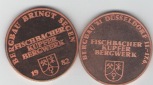 2 verschiedene Medaillen der Fischbacher Kupferbergwerke(k140)