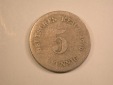 13007  KR 5 Pfennig  1876 E in schön