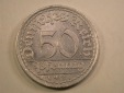 13009 Weimar  50 Pfennig  1921 A in vz-st/f.st Erstabschlag !!