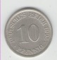 10 Pfennig Deutsches Reich 1905 A(Kaiserzeit)(k163)