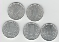 Lot von 1 Pfennig DDR  (J 1508)(k203)
