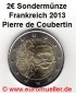 2 Euro Sondermünze 2013...Coubertin...unc.