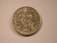 13205 Frankreich  1/2 Franc 1974 in ss/ss-vz