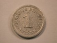 13402  Kaiserreich  1 Pfennig  1917 A in ss-vz  Orginalbilder
