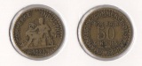 Frankreich 50 Centimes 1924 (Merkur) ss