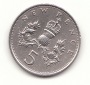 5 New Pence Großbritannien 1969 (H050)