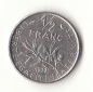 Frankreich 1/2 Franc 1973  (H082)