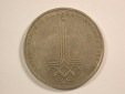 14012 Russland/UDSSR 1 Rubel Olympia 1980 in vz Orginalbilder