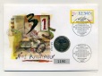 Numisbrief Neue Postleitzahlen mit 5 Mark DDR 1990