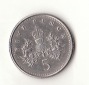 Großbritannien 5 Pence 1991 (H300)