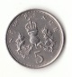 5 New Pence Großbritannien 1975 (B162)