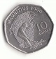 10 Rupees Mauritius 2000 Zuckerrohrernte (B389)