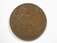 15104 Großbritanien 1 Penny 1936 große Kupfermünze in sehr ...