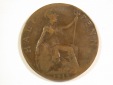 15001 Großbritannien 1/2 Penny 1915 in s-ss, l.gewellt  Orgin...