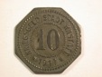 1510 Notgeld  Rastatt 10 Pfennig 1917 in f.ST Orginalbilder