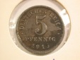 15107 KR  5 Pfennig 1915 G in ss-vz  Orginalbilder