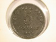 15110 KR, Ersatzmünzen 5 Pfennig Eisen 1918 J ST zap.  Orgina...