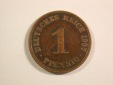 15112 KR  1 Pfennig 1907 A in ss/ss+ Orginalbilder