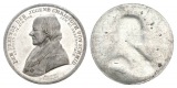 Zinnmedaille 1848, 80 Geburtstag Christopf von Schmid; 11,27g;...