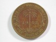 15011 Britisch West Afrika 1 Shilling 1952 in ss-vz  Orginalbi...