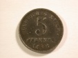 15013 KR  5 Pfennig Eisen 1918 G in ss+  Orginalbilder