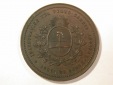A004 Medaille Argentinien Eisenbahn/Bergbau Cu. 1885 37mm/23,3...