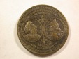 A005 Wettin-Feier 1889 Medaille versilbert, 28mm/8,17gr. Orgin...