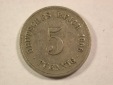 A006 KR  5 Pfennig 1906 A in ss Orginalbilder