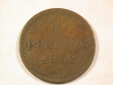 A101 Bayern  1 Pfennig  1852 in ss Orginalbilder