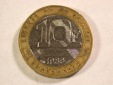 A007 Frankreich 10 Franc 1989 Bimetal in vz/vz+  Orginalbilder